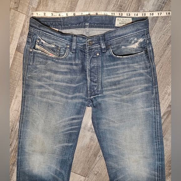 💙Diesel Jeans Almost Vinta Italian 31x30 Bootcut Button Jeans - Picture 3 of 15